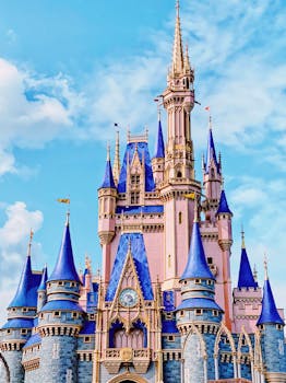 pexels-photo-27977519-27977519 The iconic Cinderella Castle at Magic Kingdom in Orlando captures a magical and fairy tale essence.